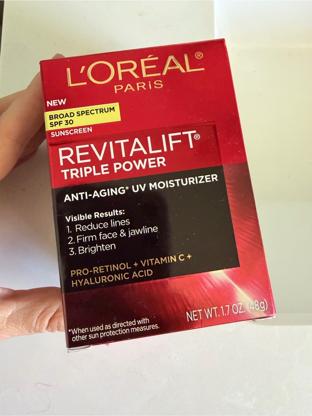 L'Oreal Paris Revitalift Triple Power Anti-Aging UV Moisturizer
